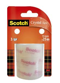 PLAKBAND SCOTCH CRYSTAL 19MMX25M