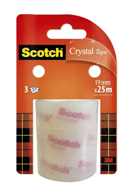 PLAKBAND SCOTCH CRYSTAL 19MMX25M