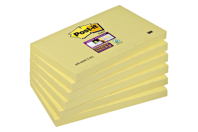 MEMOBLOK POST-IT 655 SUPER STICKY