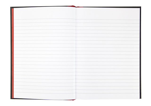 NOTITIEBOEK OXFORD BLACK N' RED A5