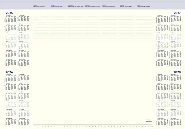 ONDERLEGBLK27 BREPOLS OFFICE MATE 7D/1P