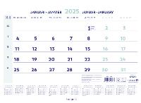 1-MAANDSKALENDER 2026 BREPOLS 43X31.5CM