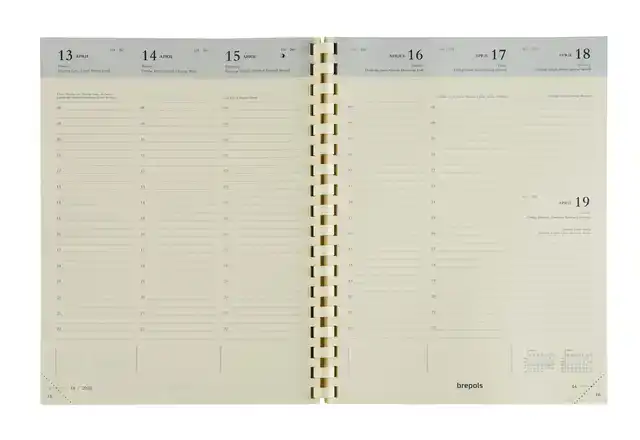 AGENDA 2026 BREPOLS TIMING PAL 7D/2P