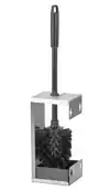 TOILETBORSTELSET QUARTZLINE RVS ZILVER