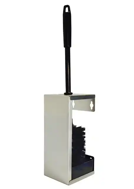 TOILETBORSTELSET QUARTZLINE RVS ZILVER