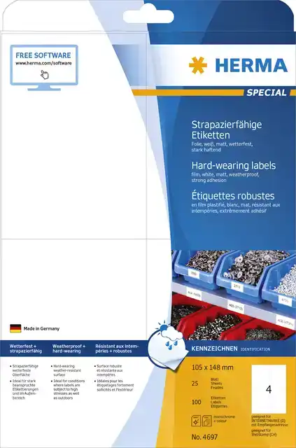ETIKET HERMA 4697 105X148MM A4