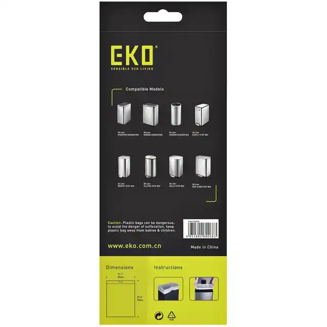 AFVALZAK EKO MDPE TYPE E TREKB 55X70CM