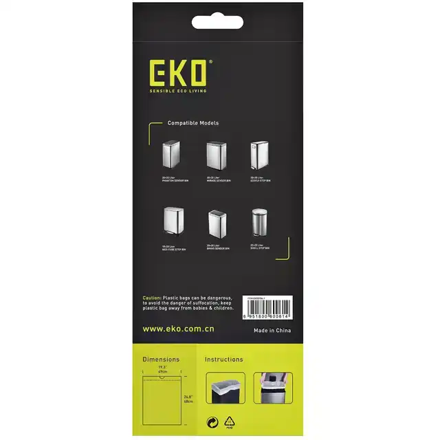 AFVALZAK EKO MDPE TYPE F1 TREKB 49X68CM