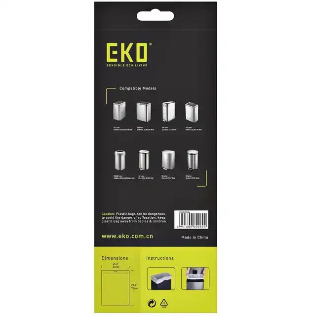 AFVALZAK EKO MDPE TYPE F TREKB 64X75CM