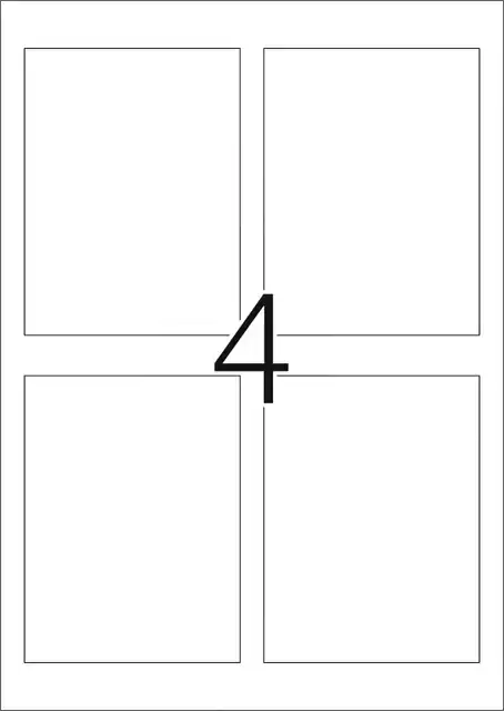 ETIKET HERMA FLESSEN 8882 90X120MM A4
