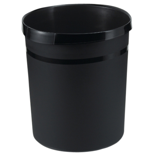 PAPIERBAK HAN GRIP 18L ROND ZWART