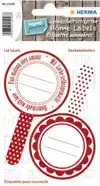 ETIKET HERMA 15446 KEUKEN NEW LOOK ROOD