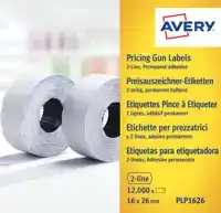 PRIJSETIKET AVERY PLP1626 16MMX26MM