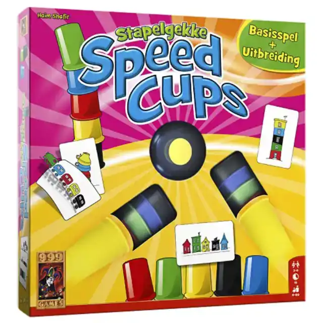 STAPELGEKKE SPEED CUPS 6 SPELERS