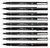FINELINER UNI-BALL PIN BRUSH F ZWART