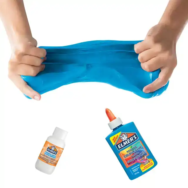 KINDERLIJM ELMER'S 147ML OPAQUE BLAUW