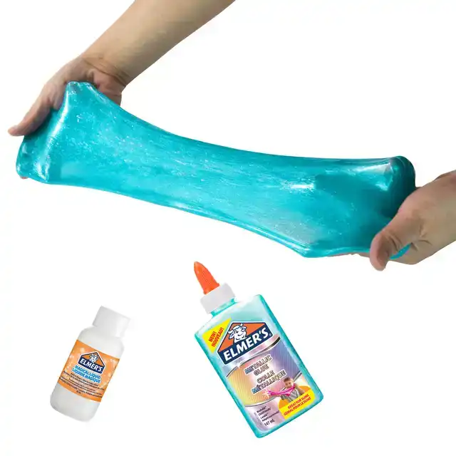 KINDERLIJM ELMER'S 147ML METALLIC BLAUW