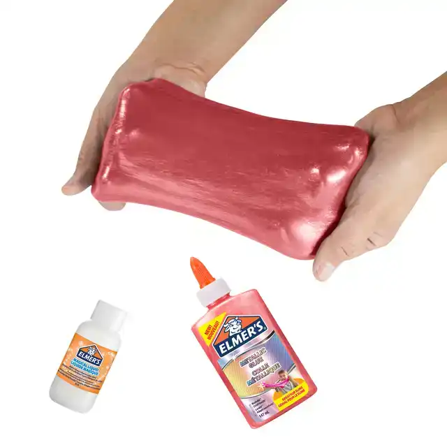 KINDERLIJM ELMER'S 147ML METALLIC ROZE