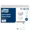 TOILETPAPIER TORK T3 PREMIUM GEVOUWEN