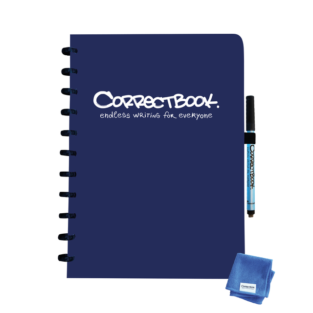 NOTITIEBOEK CORRECTBOOK A4 BLANCO 40BLZ