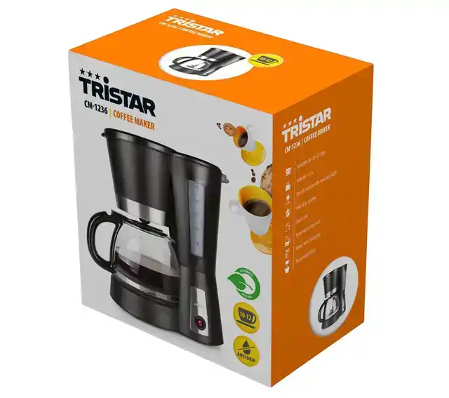 KOFFIEZETAPPARAAT TRISTAR 1.2L 900W