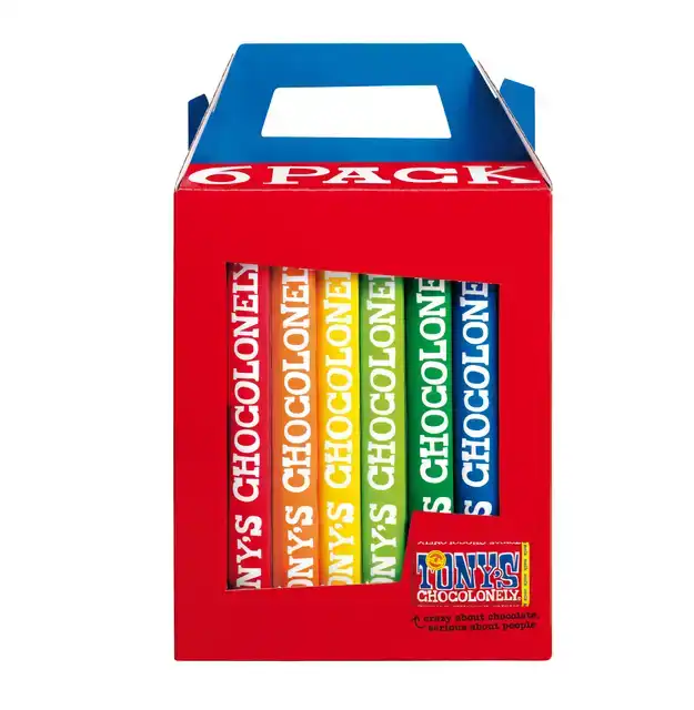 CHOCOLADE TONY CHOCOLONELY RAINBOWPACK