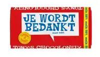 CHOCOLADE TONY CHOCOLONELY MELK BEDANKT