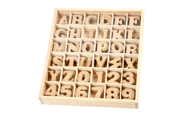 LETTERS EN CIJFERS CREA COM 4CM 288