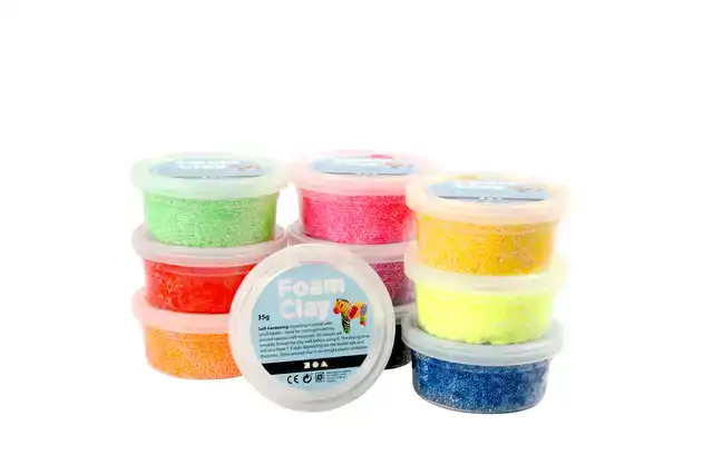 KLEI FOAM CLAY BASIC 10 X 35GR 10