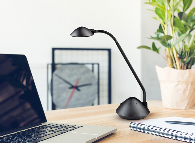 BUREAULAMP MAUL ARC LED ZWART