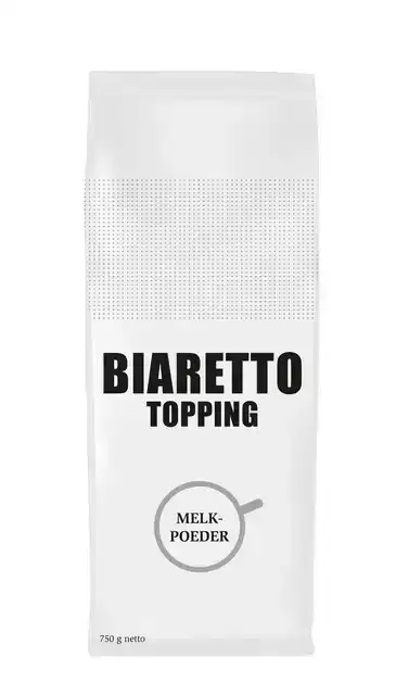 MELKPOEDER BIARETTO TOPPING 750 GRAM