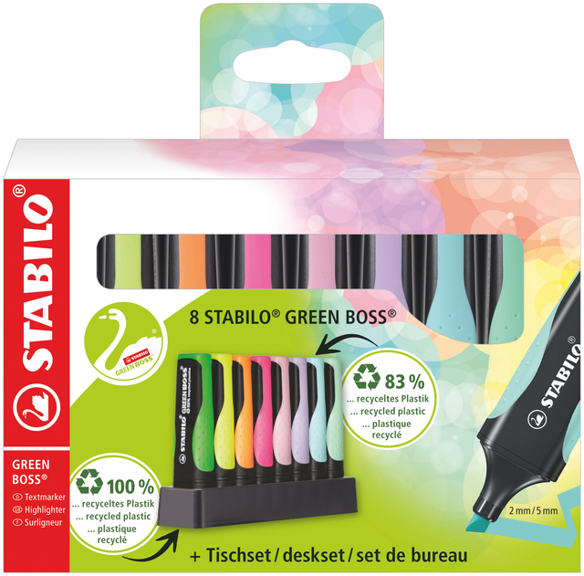 MARKEERSTIFT STABILO GREEN BOSS