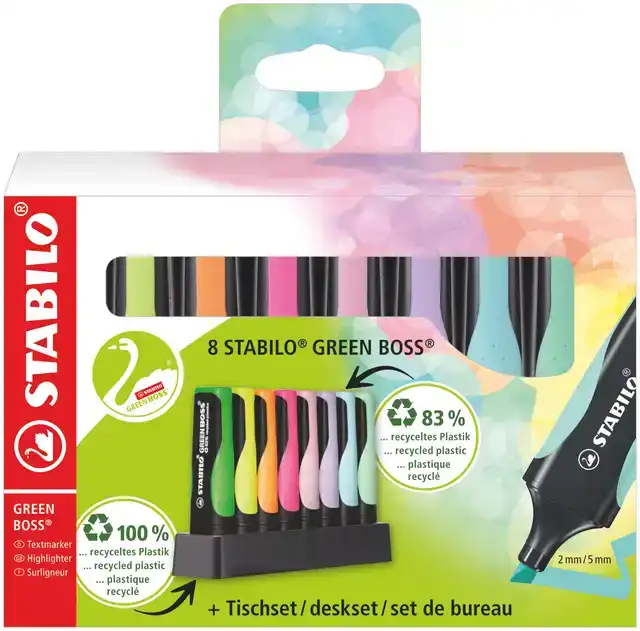 MARKEERSTIFT STABILO GREEN BOSS