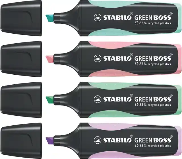 MARKEERSTIFT STABILO GREEN BOSS 6070/4