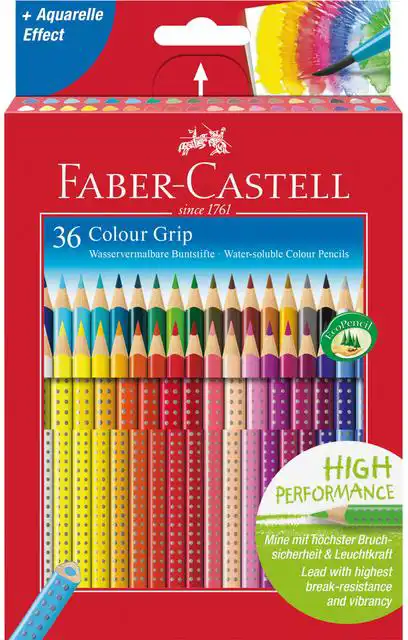 KLEURPOTLOOD FABER-CASTELL 2001 36ST