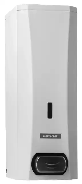 ZEEPDISPENSER KATRIN METAAL 1000ML WIT