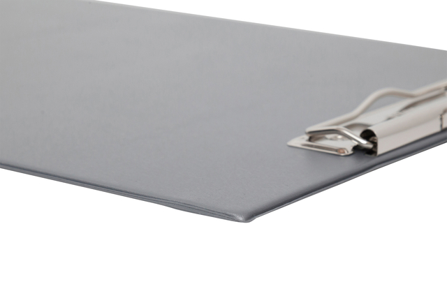 KLEMBORD MAUL A4 STAAND PVC ZILVERGRIJS