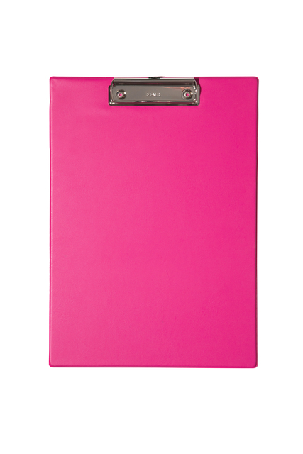 KLEMBORD MAUL A4 STAAND PVC NEON ROZE