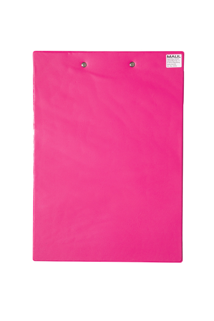 KLEMBORD MAUL A4 STAAND PVC NEON ROZE