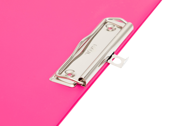 KLEMBORD MAUL A4 STAAND PVC NEON ROZE