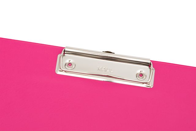 KLEMBORD MAUL A4 STAAND PVC NEON ROZE