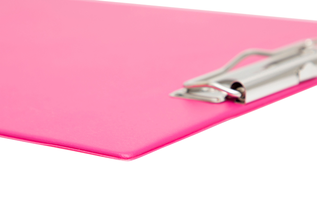 KLEMBORD MAUL A4 STAAND PVC NEON ROZE