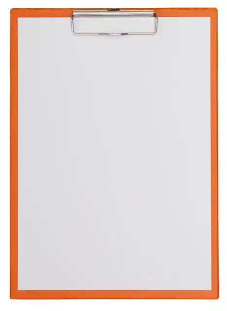 KLEMBORD MAUL A4 STAAND PVC NEON ORANJE