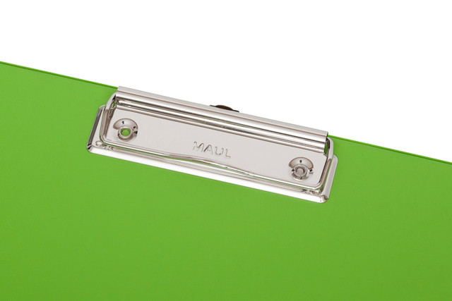 KLEMBORD MAUL A4 STAAND PVC NEON GROEN