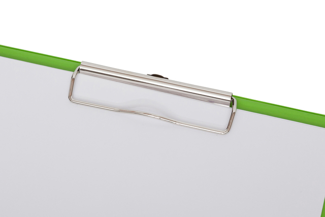 KLEMBORD MAUL A4 STAAND PVC NEON GROEN