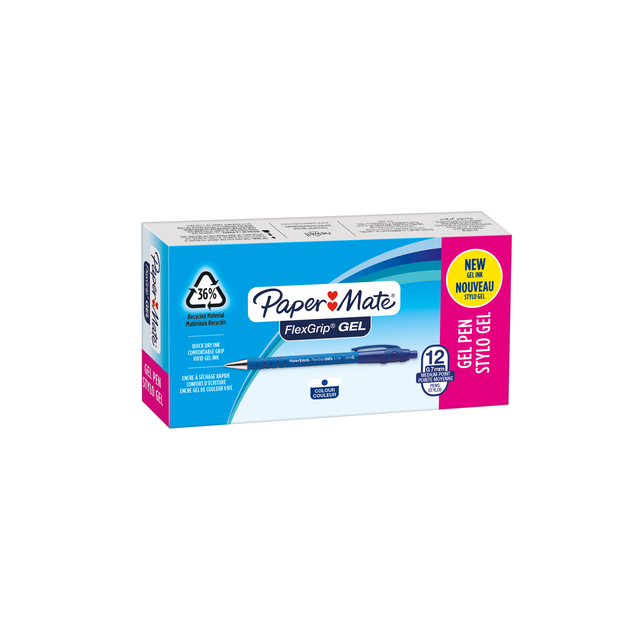 GELSCHRIJVER PAPERMATE FLEXGRIP M BLAUW