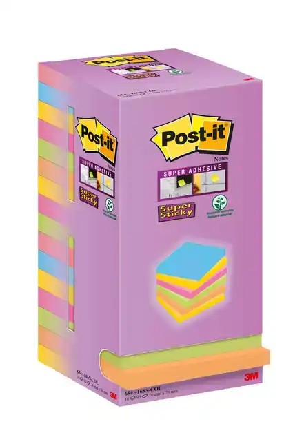 MEMOBLOK POST-IT SUPER STICKY 654