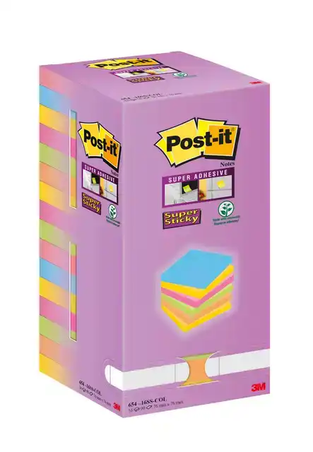 MEMOBLOK POST-IT SUPER STICKY 654