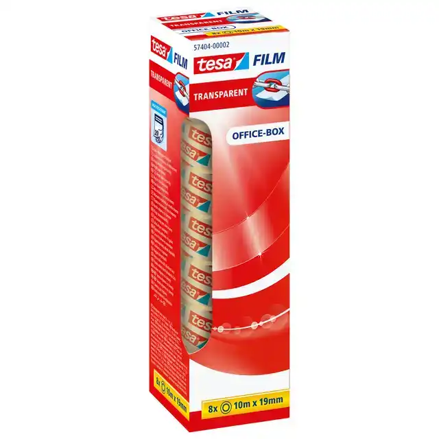 PLAKBAND TESAFILM 10MX19MM TRANSPARANT