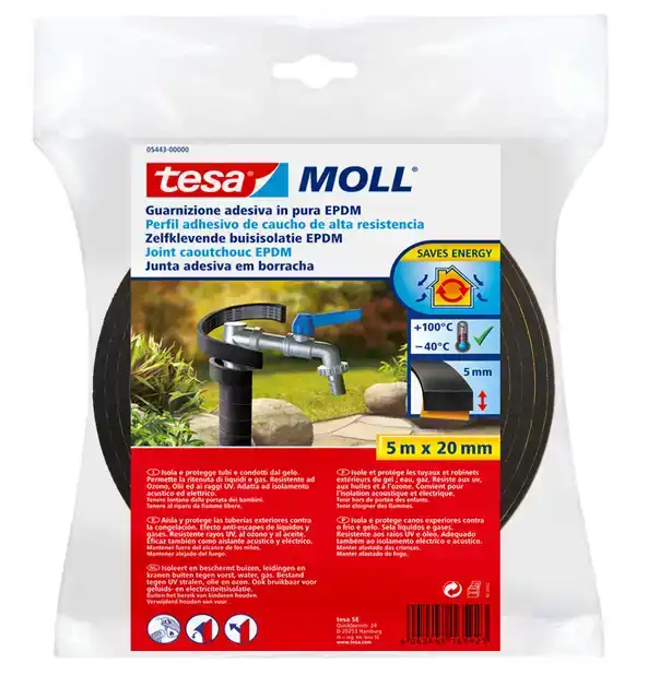 BUISISOLATIE TESAMOLL ZELFKL 5MX20MM